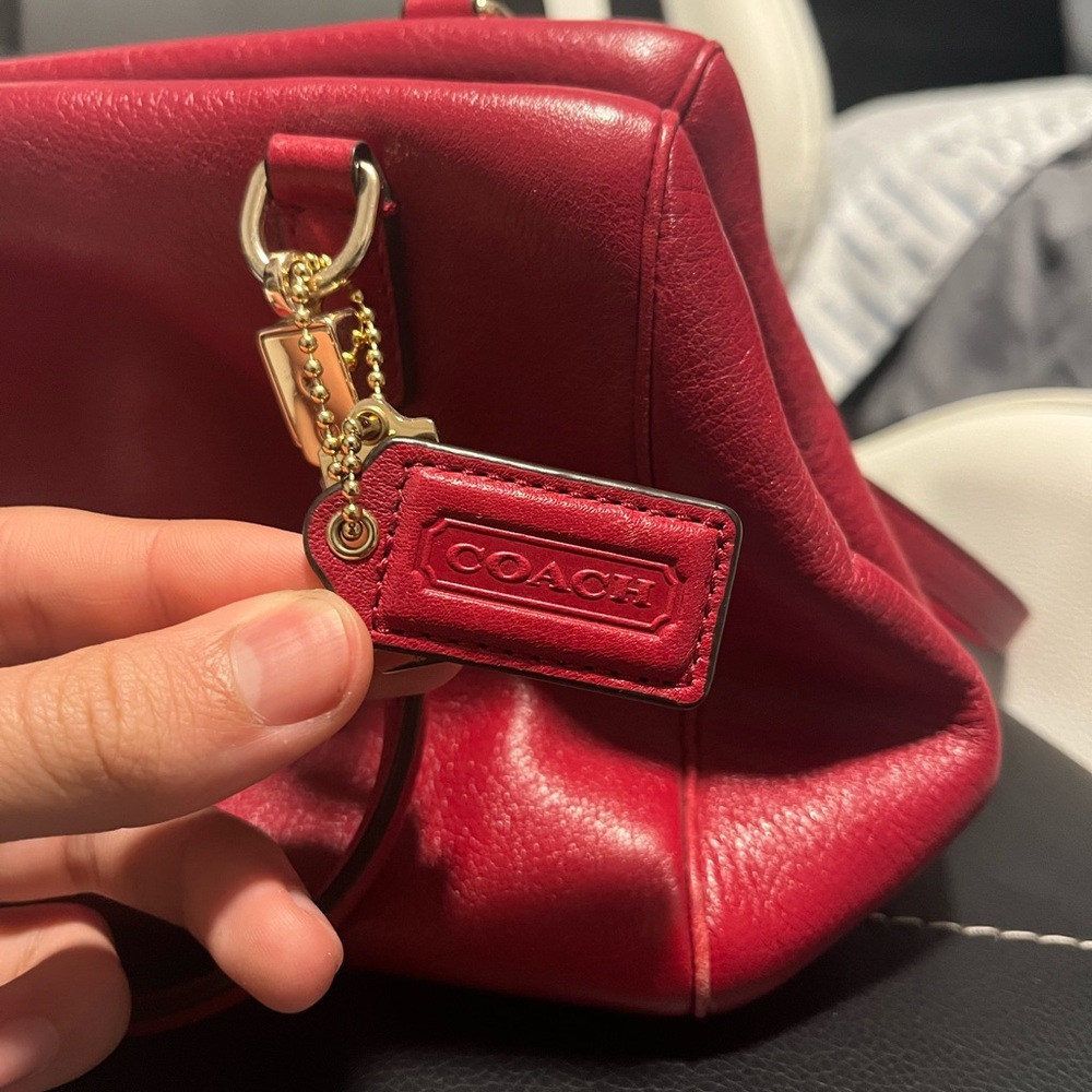 Red Coach Bag Purse